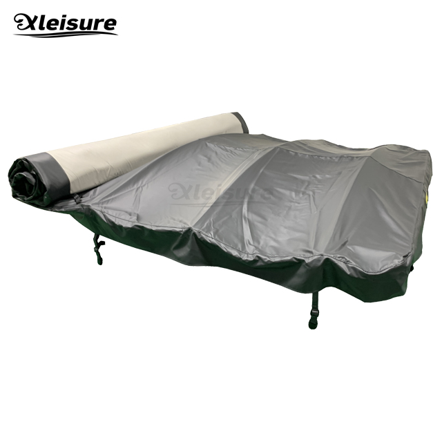 Dark Grey Roll Up Swim Spa Cover 4200x2300mm Xleisure 9978